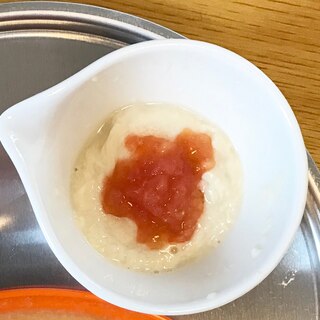 【離乳食初期〜中期】トマトの湯豆腐